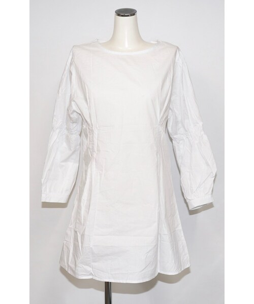 A.D.G（エーディージー）の「Candy Sleeve Cotton Mini Onepiece (white)（ワンピース・レディース・ホワイト・FREE）」の3枚目の写真