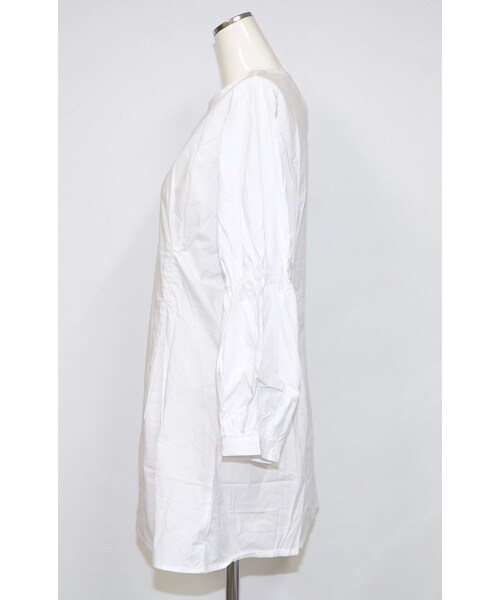 A.D.G（エーディージー）の「Candy Sleeve Cotton Mini Onepiece (white)（ワンピース・レディース・ホワイト・FREE）」の4枚目の写真