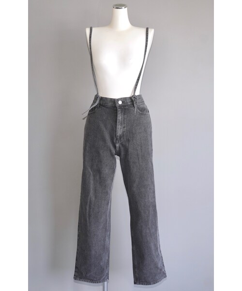A.D.G(エーディージー)の「Lace-up Suspenders Black Denim Pants(デニムパンツ・レディース・ブラック・FREE)」の6枚目の写真