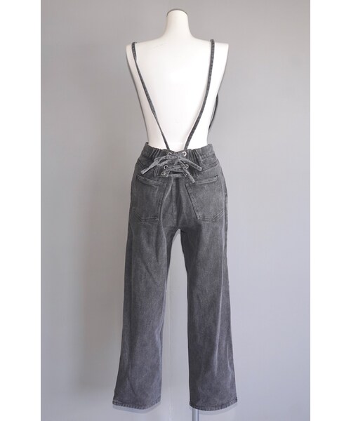 A.D.G(エーディージー)の「Lace-up Suspenders Black Denim Pants(デニムパンツ・レディース・ブラック・FREE)」の8枚目の写真