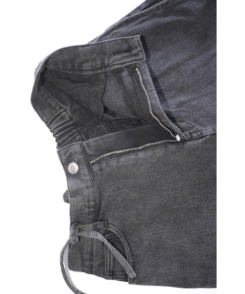 A.D.G(エーディージー)の「Lace-up Suspenders Black Denim Pants(デニムパンツ・レディース・ブラック・FREE)」の9枚目の写真