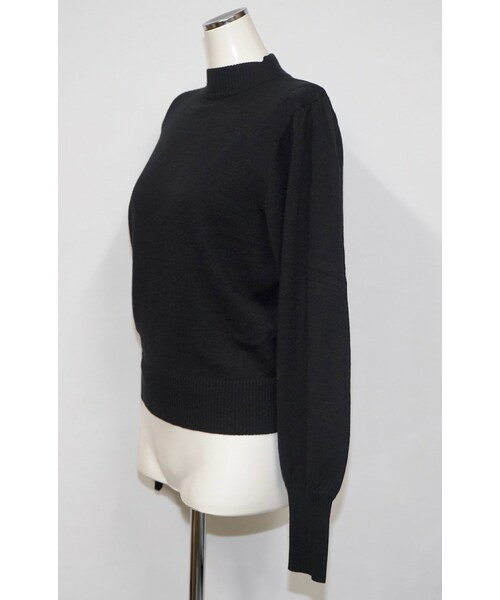 A.D.G(エーディージー)の「Basic Balloon Sleeve High-neck Knit (black)(ニット/セーター・レディース・ブラック・FREE)」の6枚目の写真