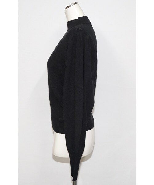 A.D.G(エーディージー)の「Basic Balloon Sleeve High-neck Knit (black)(ニット/セーター・レディース・ブラック・FREE)」の7枚目の写真
