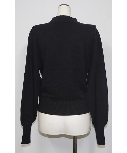 A.D.G(エーディージー)の「Basic Balloon Sleeve High-neck Knit (black)(ニット/セーター・レディース・ブラック・FREE)」の8枚目の写真
