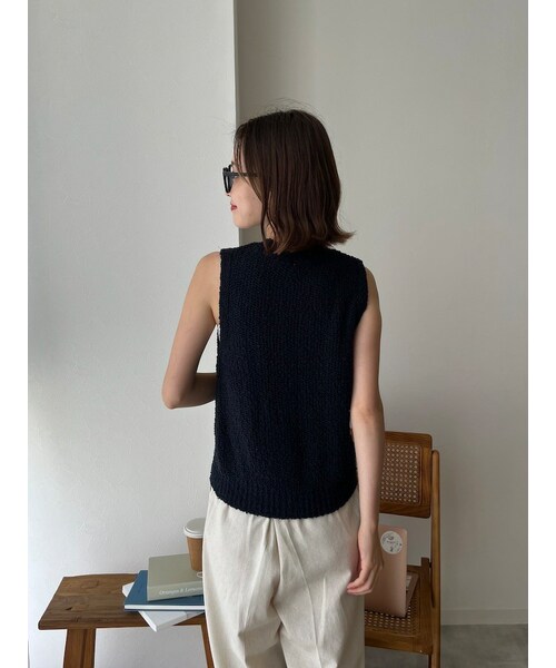 neam（ニーム）の「FLUFFY SOFT KNIT TANK（タンクトップ・レディース・ホワイト/イエロー/ブラック・free）」の17枚目の写真
