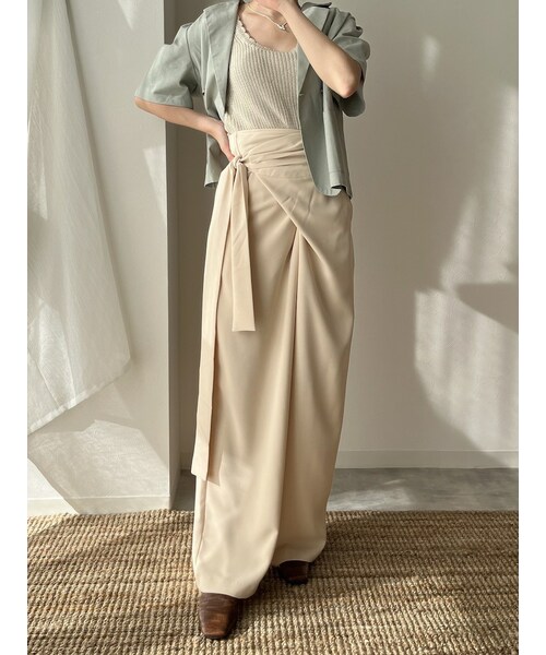 neam（ニーム）の「DESIGN NUANCE COLOR PANTS（その他パンツ・レディース・ホワイト/グリーン・free）」の4枚目の写真