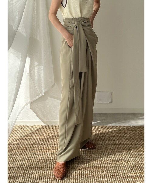 neam（ニーム）の「DESIGN NUANCE COLOR PANTS（その他パンツ・レディース・ホワイト/グリーン・free）」の12枚目の写真