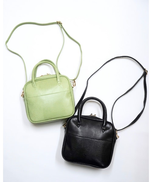 A.D.G（エーディージー）の「2way Square Shoulder Boston Bag (black)（ショルダーバッグ・レディース・ブラック・FREE）」の10枚目の写真