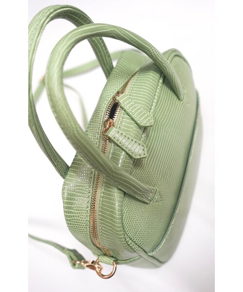 A.D.G（エーディージー）の「2way Square Shoulder Boston Bag (green)（ショルダーバッグ・レディース・グリーン・FREE）」の6枚目の写真