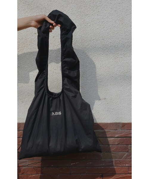 A.D.G（エーディージー）の「"ADG" Frill Gather Tote-Bag（black）（トートバッグ・レディース・BLACK・FREE）」の3枚目の写真