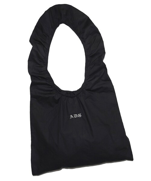 A.D.G（エーディージー）の「"ADG" Frill Gather Tote-Bag（black）（トートバッグ・レディース・BLACK・FREE）」の6枚目の写真