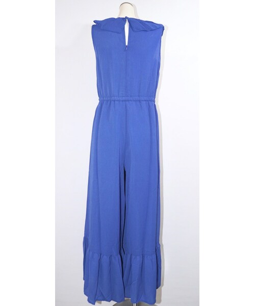 A.D.G(エーディージー)の「Frill Desing Salopette Pants (royal blue)(サロペット/オーバーオール・レディース・ROYAL BLUE・FREE)」の8枚目の写真