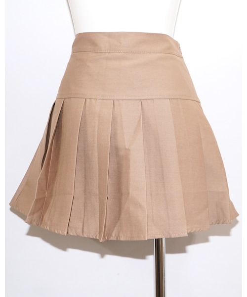 A.D.G（エーディージー）の「Basic Pleats Mini Skirt (beige)（スカート・レディース・BEIGE・FREE）」の8枚目の写真