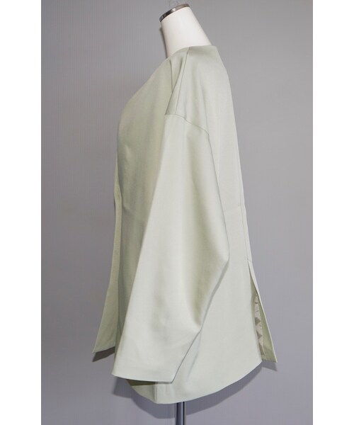 A.D.G（エーディージー）の「No-Collar Jacket ＋ Slacks 2P SET UP (pale mint)（セットアップ・レディース・LIGHT GREEN・FREE）」の8枚目の写真