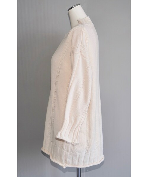 A.D.G(エーディージー)の「V-Neck Loose Knit Tunic (ecru)(ニット/セーター・レディース・OFF WHITE・FREE)」の5枚目の写真