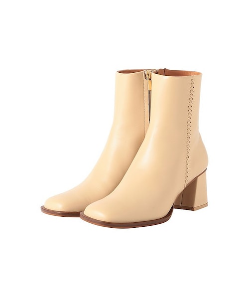 HENRI EN VARGO（ヘンリエンヴァーゴ）の「【HENRI EN VARGO】ヒールブーツ Anna 210060（ブーツ・レディース・ブラック/ベージュ・22.5cm/23.5cm/24.5cm）」の2枚目の写真