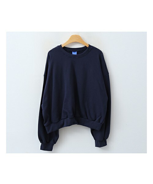 ENVYLOOK（エンビールック）の「無地ドロップショルダースウェットプルオーバー（スウェット・レディース・핑크/베이지/그린/그레이/그외・FREE(44-66)）」の5枚目の写真