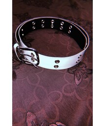 Double Eyelet Belt (white)