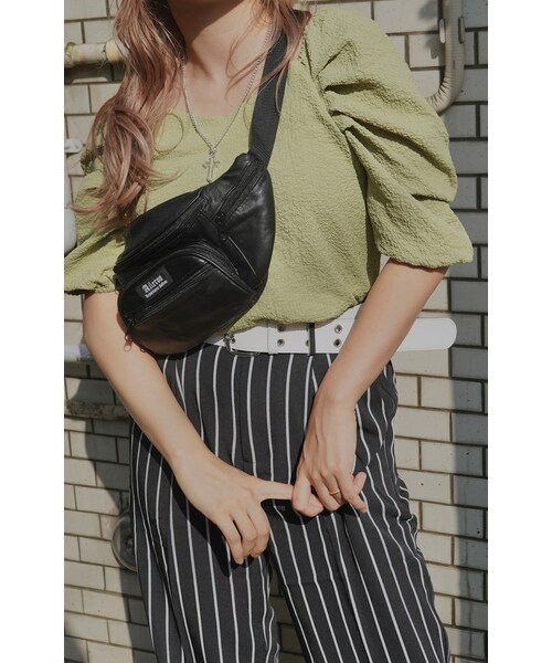 A.D.G（エーディージー）の「Double Eyelet Belt (white)（ベルト・レディース・WHITE・FREE）」の2枚目の写真