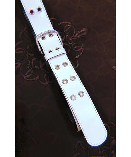 A.D.G（エーディージー）の「Double Eyelet Belt (white)（ベルト・レディース・WHITE・FREE）」の5枚目の写真