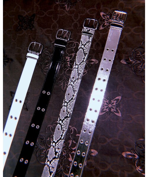 A.D.G（エーディージー）の「Double Eyelet Belt (white)（ベルト・レディース・WHITE・FREE）」の6枚目の写真