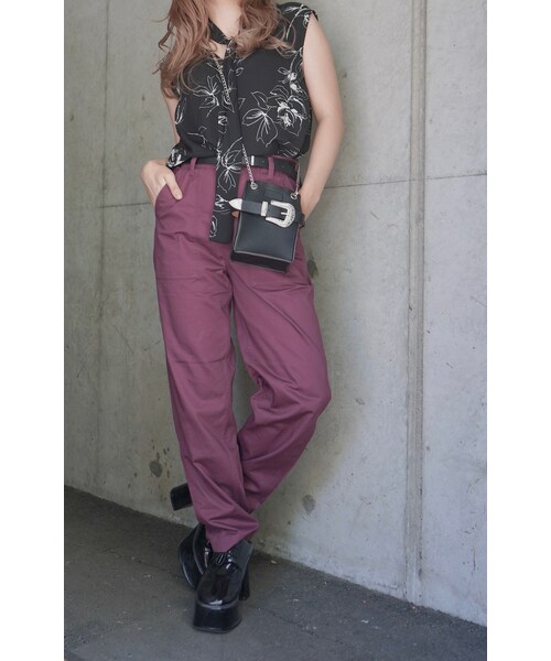 A.D.G(エーディージー)の「Rose Ribbon Tie Sleeveless Tops (black)(タンクトップ・レディース・ブラック・FREE)」の1枚目の写真