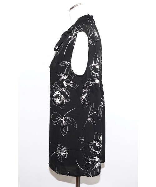 A.D.G(エーディージー)の「Rose Ribbon Tie Sleeveless Tops (black)(タンクトップ・レディース・ブラック・FREE)」の7枚目の写真