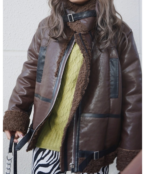 A.D.G(エーディージー)の「Cable Knit Loose Tunic (pistachio green)(ニット/セーター・レディース・グリーン・FREE)」の5枚目の写真