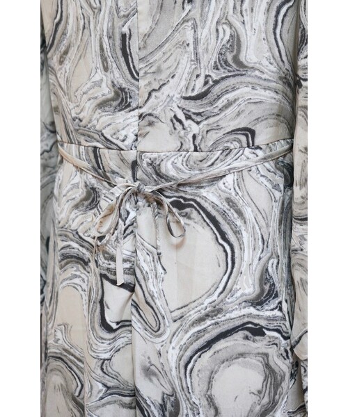 A.D.G（エーディージー）の「Marble Flare Long Onepiece (grey)（ワンピース・レディース・グレー・FREE）」の12枚目の写真