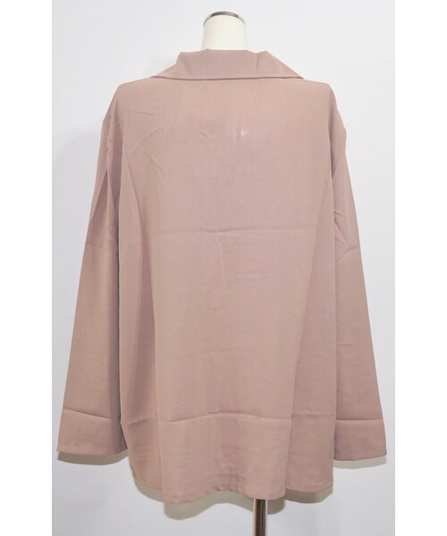 A.D.G(エーディージー)の「Single Breasted Tailored Jacket (ash beige)(テーラードジャケット・レディース・ベージュ・FREE)」の7枚目の写真