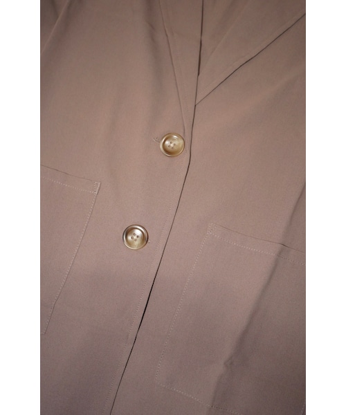A.D.G(エーディージー)の「Single Breasted Tailored Jacket (ash beige)(テーラードジャケット・レディース・ベージュ・FREE)」の8枚目の写真