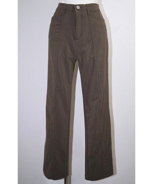 A.D.G(エーディージー)の「High Waist Stretch Pants(mocha brown)(その他パンツ・レディース・ブラウン・FREE)」の4枚目の写真