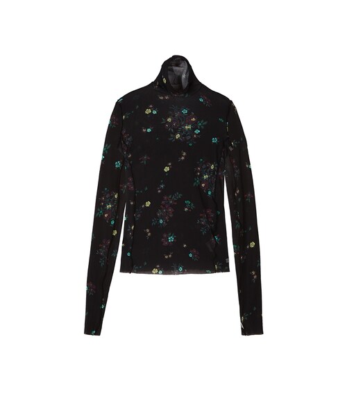 トップス JNBY sheer nylon second skin top Oriental Print Second-Skin Top – JNBY ONLINE STORE