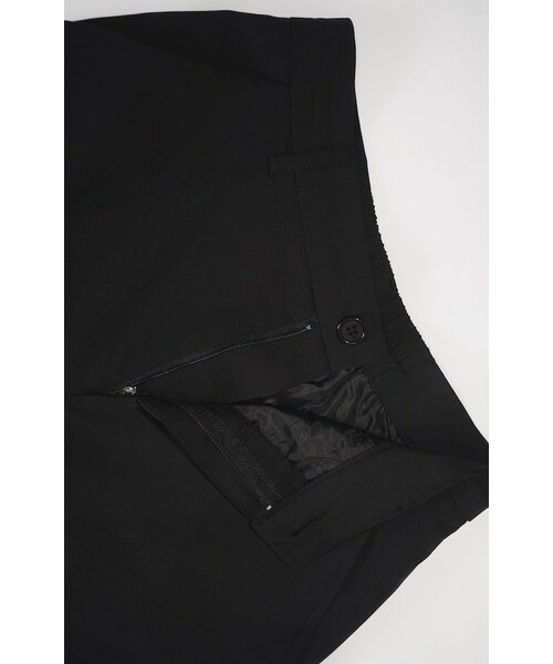 A.D.G(エーディージー)の「Front Slit Center Press Slacks (black)(スラックス・レディース・ブラック・FREE)」の6枚目の写真