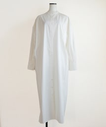 Marient | タイプライタープレーンロングシャツOP(シャツワンピース)