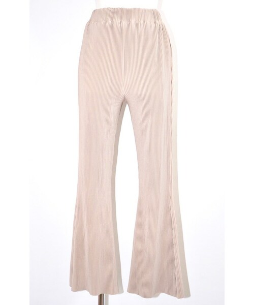 A.D.G(エーディージー)の「Pleats Flare Easy Pants (light beige)(その他パンツ・レディース・ベージュ・FREE)」の5枚目の写真