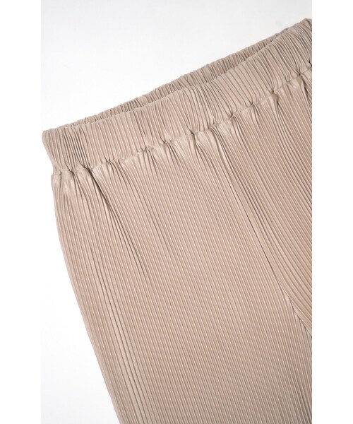 A.D.G(エーディージー)の「Pleats Flare Easy Pants (light beige)(その他パンツ・レディース・ベージュ・FREE)」の8枚目の写真