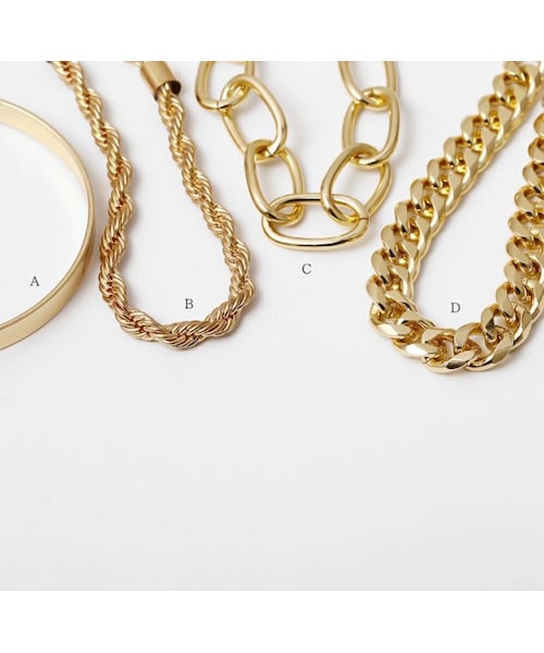 A.D.G（エーディージー）の「［4 variation］ Gold Bracelet（ブレスレット・レディース・TYPE/A/TYPE/B/TYPE/D/TYPE/C・FREE）」の7枚目の写真