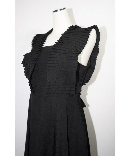 A.D.G（エーディージー）の「Pleats Point Sleeveless Onepiece (black)（ワンピース・レディース・ブラック・FREE）」の5枚目の写真