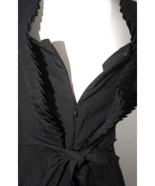 A.D.G（エーディージー）の「Pleats Point Sleeveless Onepiece (black)（ワンピース・レディース・ブラック・FREE）」の9枚目の写真