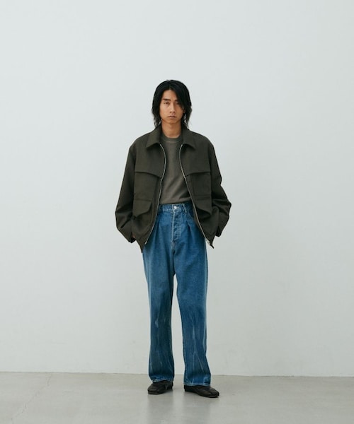 LIDNM（リドム）の「HARD TWISTED LS TEE（Tシャツ/カットソー・メンズ・ブラウン/ホワイト・S/M/L）」の18枚目の写真