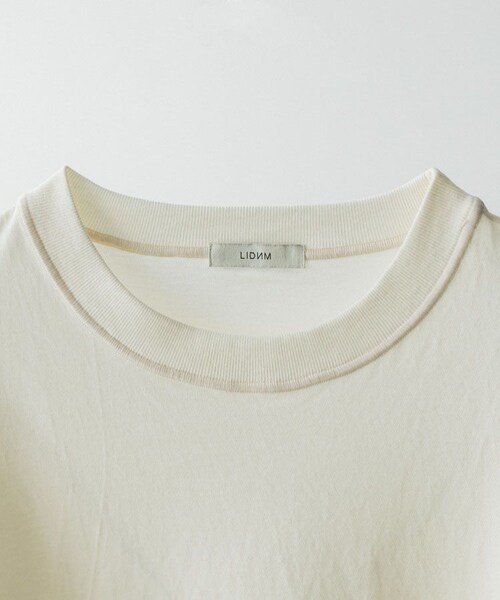 LIDNM（リドム）の「HARD TWISTED LS TEE（Tシャツ/カットソー・メンズ・ブラウン/ホワイト・S/M/L）」の11枚目の写真