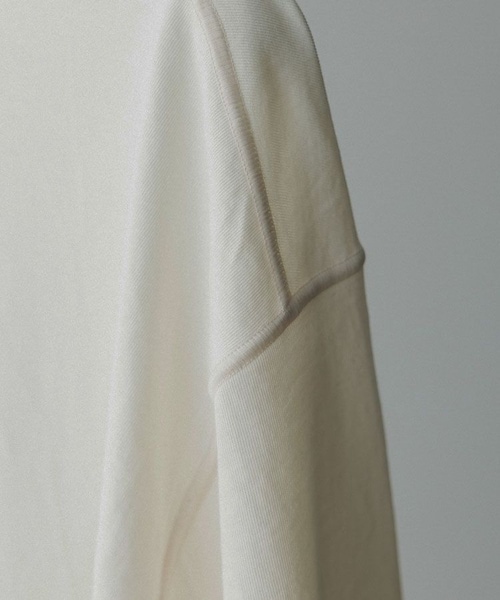 LIDNM（リドム）の「HARD TWISTED LS TEE（Tシャツ/カットソー・メンズ・ブラウン/ホワイト・S/M/L）」の14枚目の写真