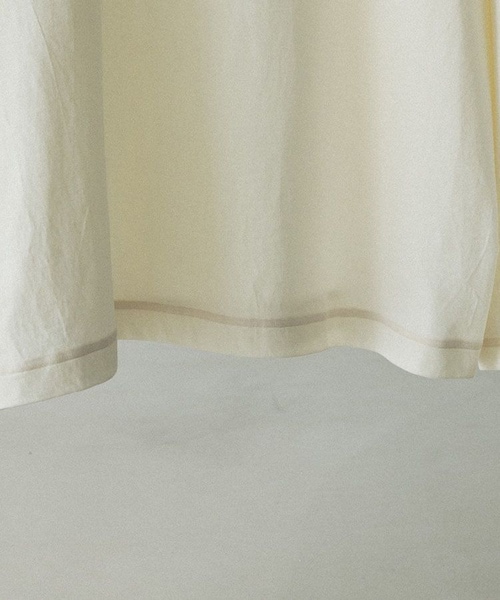 LIDNM（リドム）の「HARD TWISTED LS TEE（Tシャツ/カットソー・メンズ・ブラウン/ホワイト・S/M/L）」の15枚目の写真