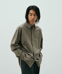 LIDNM | OOMI ZARASHI POPLIN SHIRT(シャツ/ブラウス)