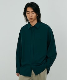 LIDNM | OOMI ZARASHI POPLIN SHIRT(シャツ/ブラウス)