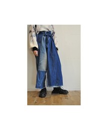 RehersalL | デニムラップパンツ(デニムパンツ)