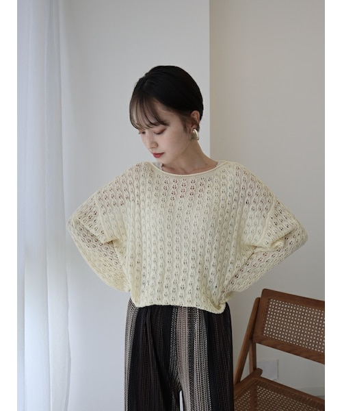 neam（ニーム）の「back tie mesh tops（その他トップス）」 - WEAR