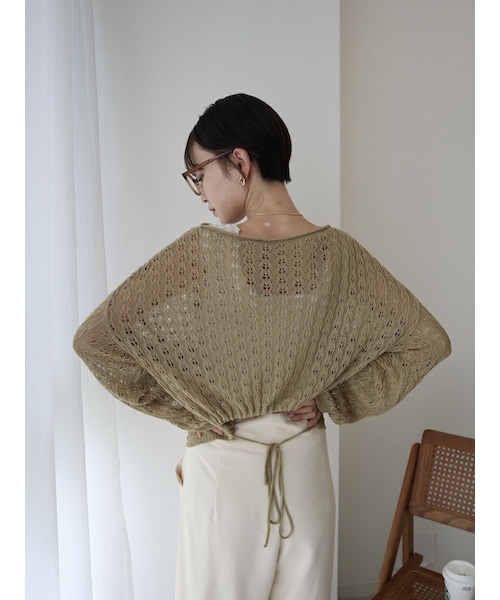neam（ニーム）の「back tie mesh tops（その他トップス）」 - WEAR