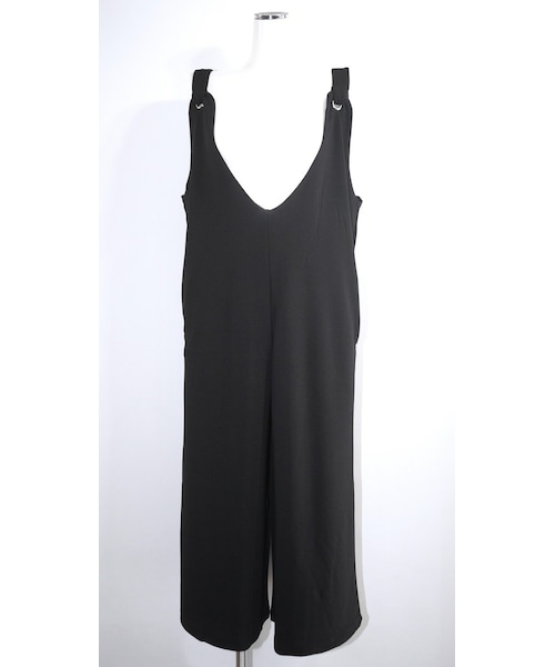 A.D.G(エーディージー)の「Wide Easy Salopette Pants (black)(サロペット/オーバーオール・レディース・ブラック・FREE)」の5枚目の写真